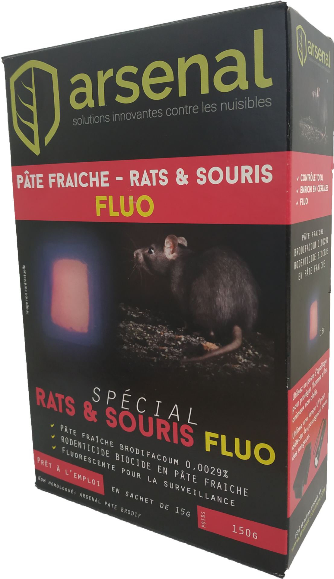 PÂTE FRAÎCHE FLUO RAT ET SOURIS