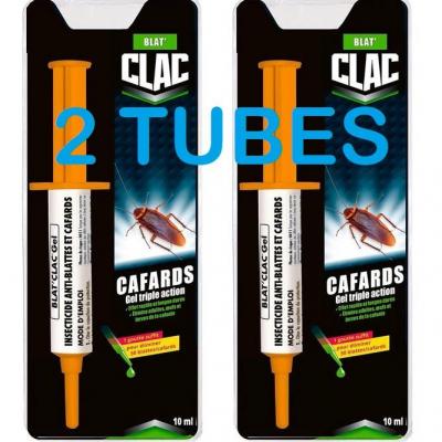 2 TUBES DE GEL CAFARDS CLAC