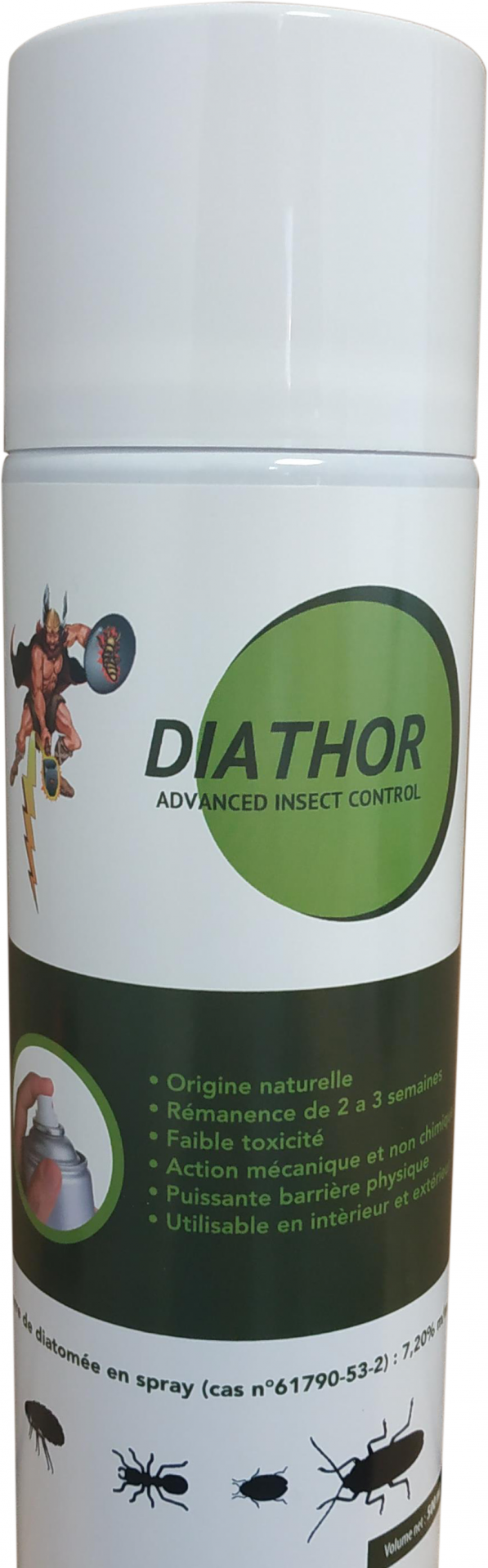 Terre de diatomée Digrain pour l'éradication des insectes rampants